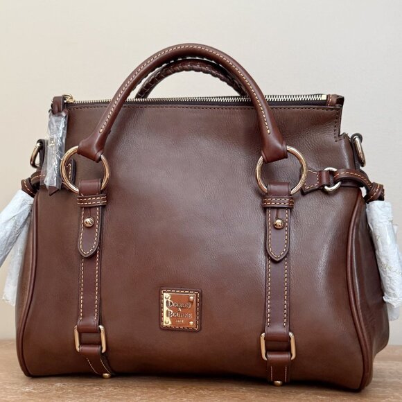 Nwt Dooney & Bourke Leather Satchel - Picture 1 of 12